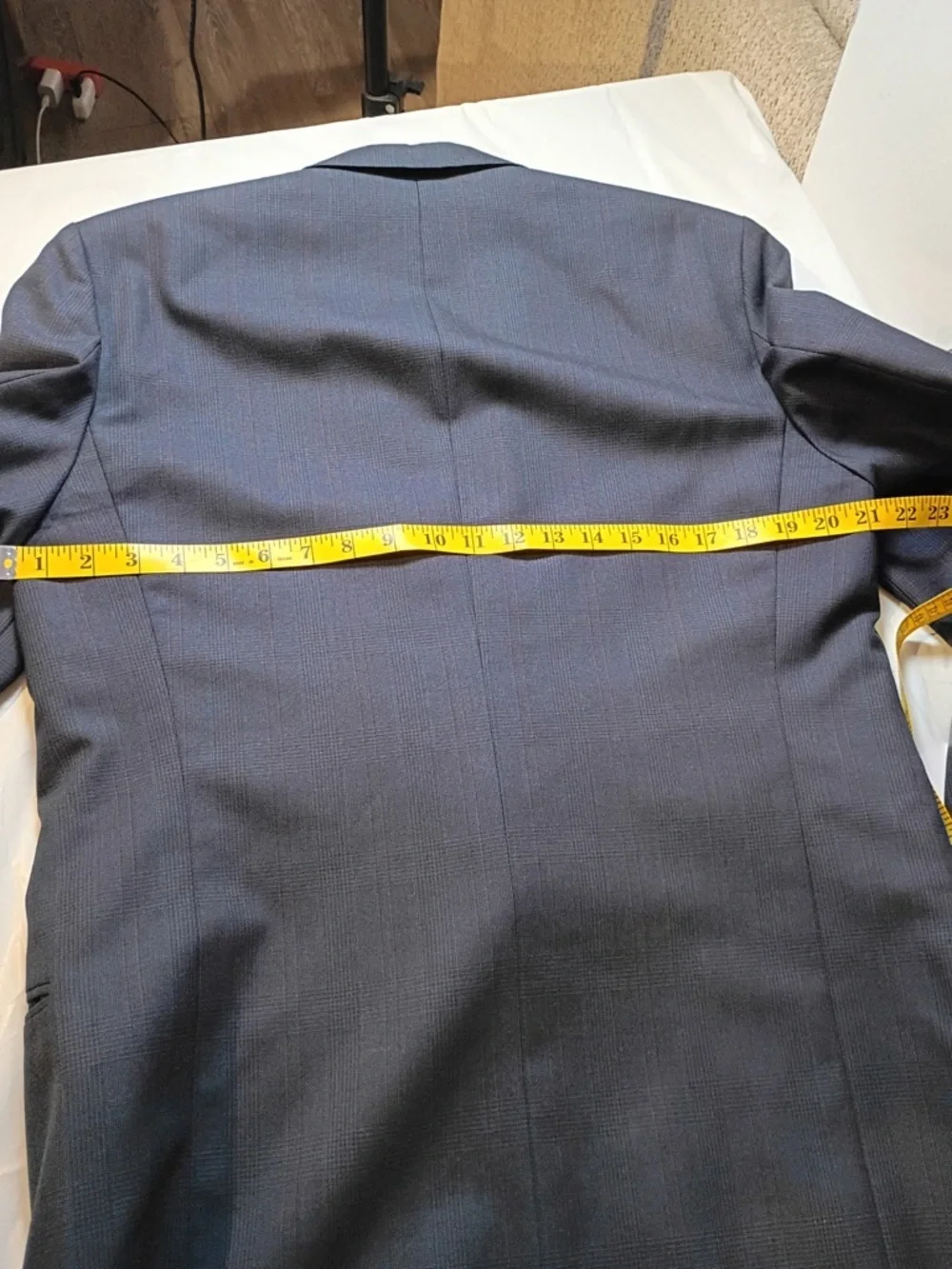 Men’s Boston Blazer 44R Black Classic 2 Button Suit Jacket